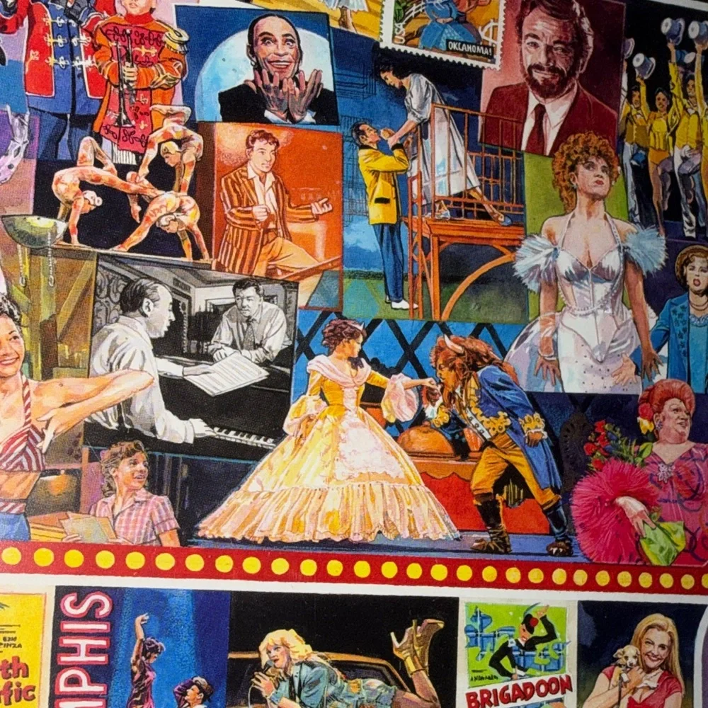 White Mountain Broadway Musical Collage Puzzle